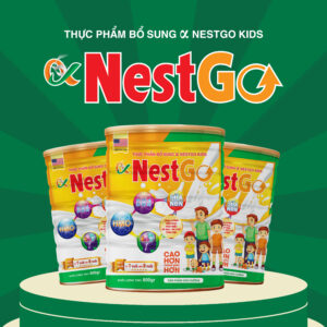 Thực Phẩm Bổ Sung Alpha Nest Go Kids 800g